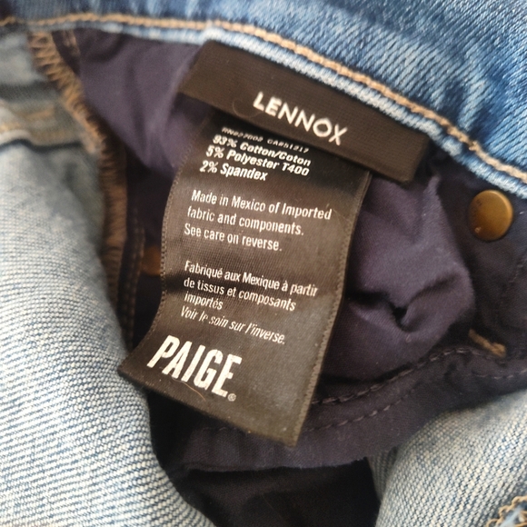 Paige Lennox skinny jeans in Hickson light wash - Picture 4 of 6